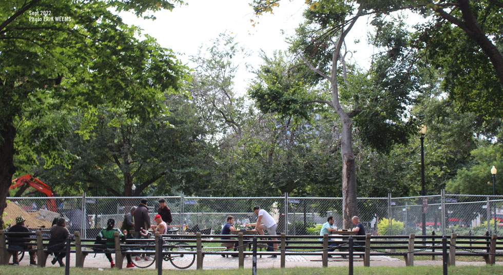 Chess tables at Dupont Circle
