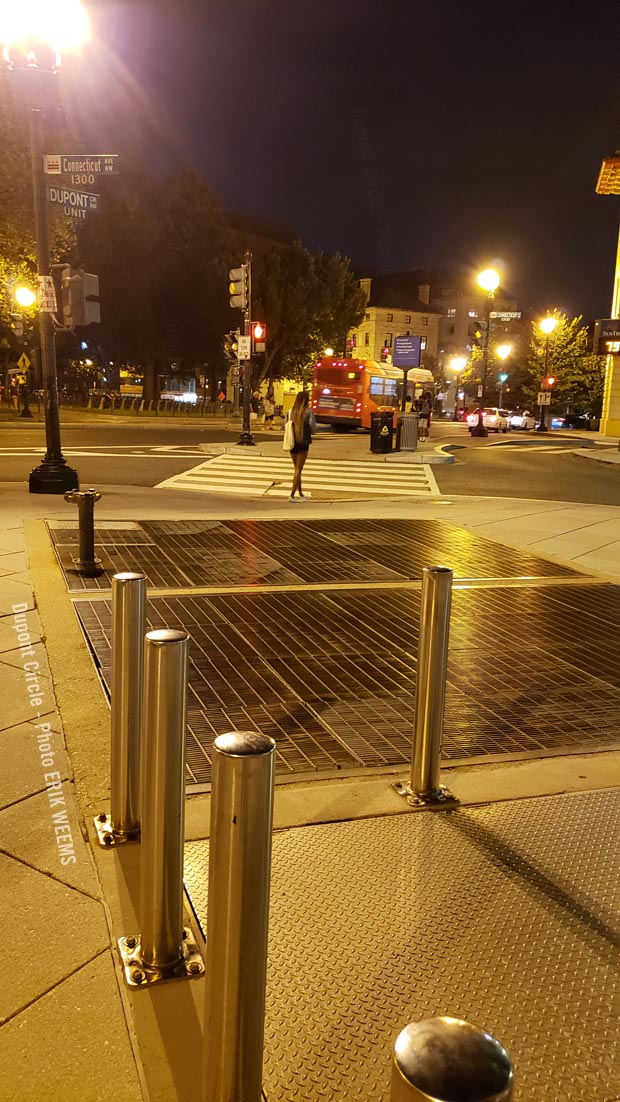 Walking alone through Dupont Circle